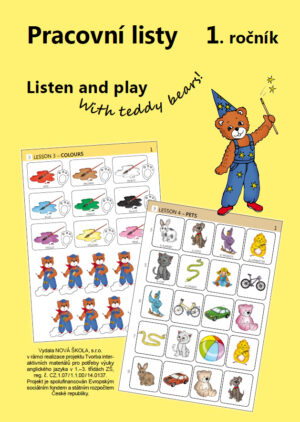 Pracovní listy 1. ročník – Listen and play with teddy bears! (barevné) - PDF