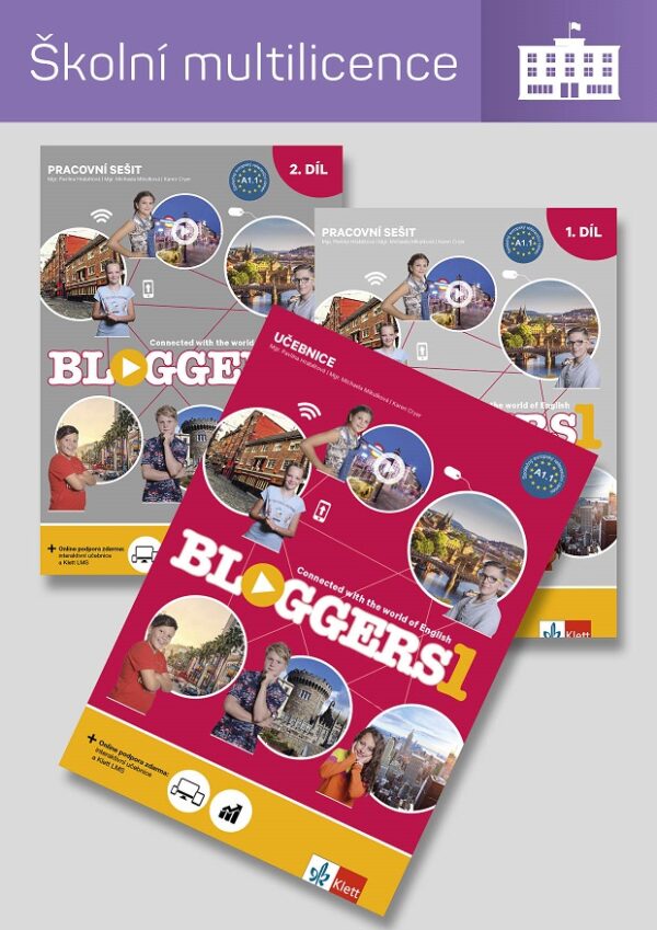 Bloggers 1 – učeb. s prac. sešitem – školní multilicence neomezená