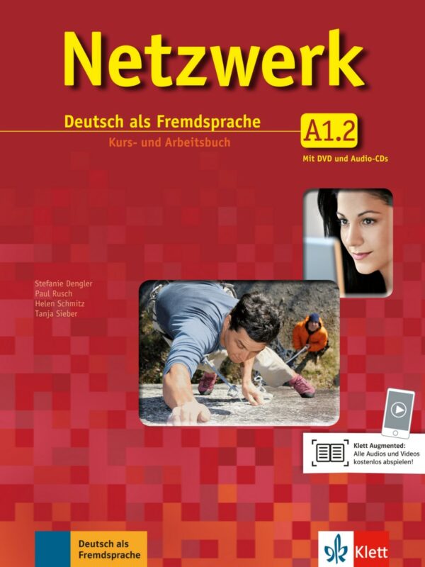 Netzwerk A1.2 – Kurs/Arbeitsbuch + 2CD + DVD Teil 2 - doprodej