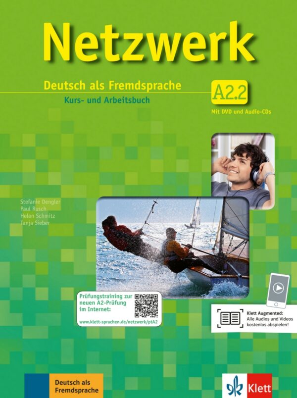 Netzwerk A2.2 – Kurs/Arbeitsbuch + 2CD + DVD Teil 2 - doprodej