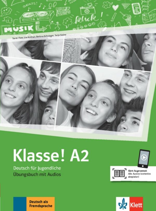 Klasse! 2 (A2) – Übungsbuch mit Audios