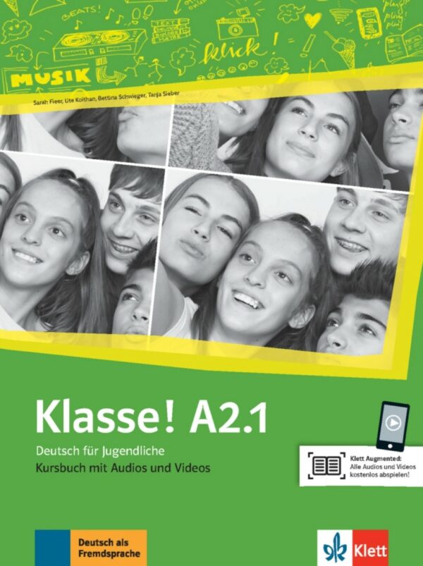 Klasse A2.1 – Kursbuch mit Audios und Videos online