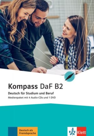 Kompass DaF 2 (B2) – Medienpaket (4CDs + 1DVD)