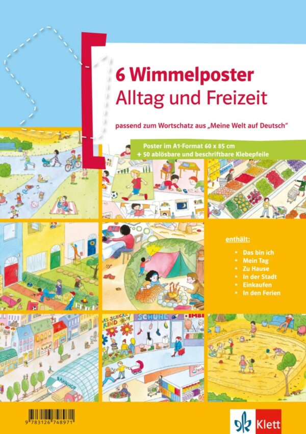 Wimmelposter-Set – Alltag und Freizeit