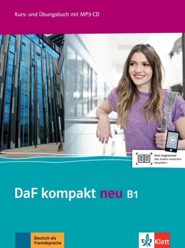 DaF Kompakt neu 3 (B1) – Kurs/Übungsbuch + 2CD