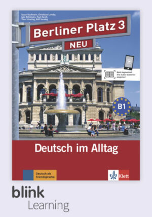 Ber. Platz neu B1 – Lehr/Arbeitsbuch Blink – žák 1 rok